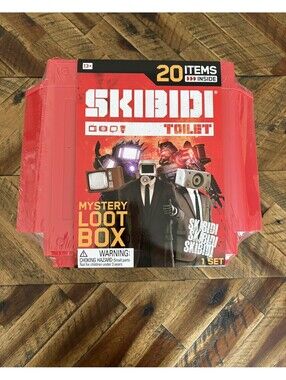Skibidi Toilet Skibidi Giant Mystery Surprise Loot Box SEALED, NIB